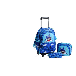 16 Inch Trolley Bag 3 Pcs Set - Shark